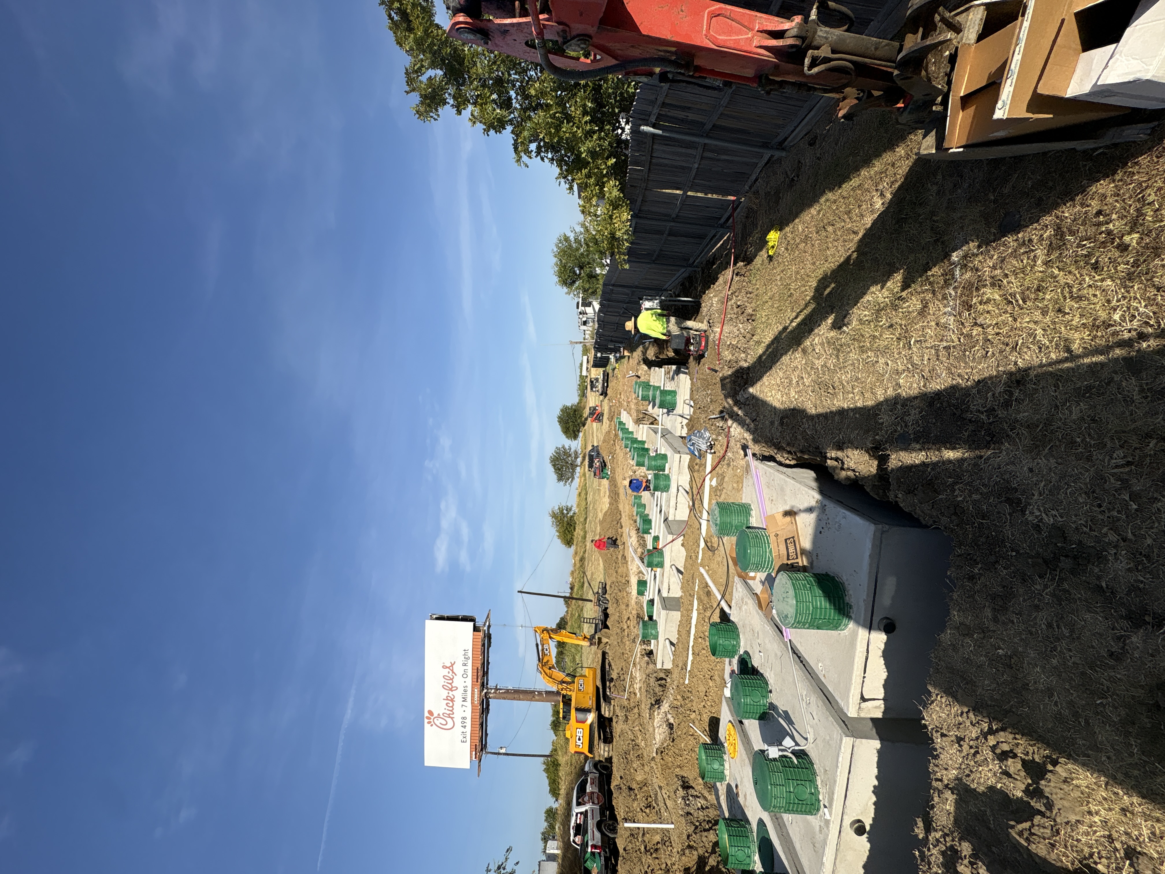 Shark Septic Service installation project